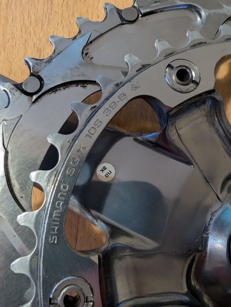 Used Shimano Dura Ace 7800 52/39 bike — image 4 of 5
