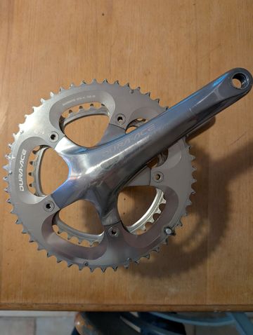 Shimano Dura Ace 7800 52/39 Drivetrain & Pedals usato