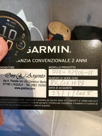 Used Garmin fenix 8 sapphire 47mm 2024 bike — image 7 of 8