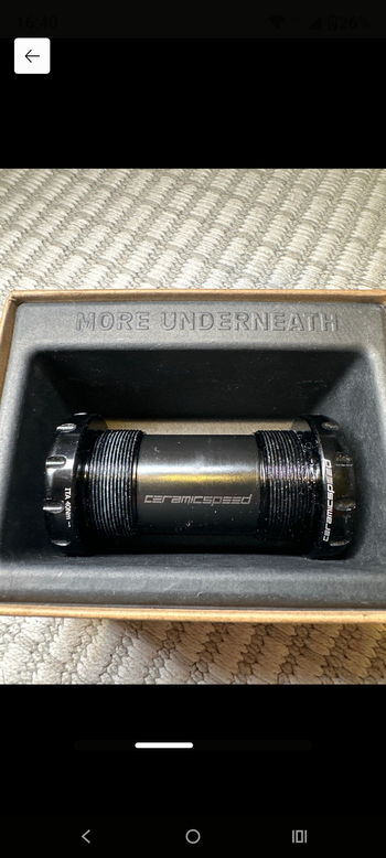 Ceramicspeed, Movimento Centrale