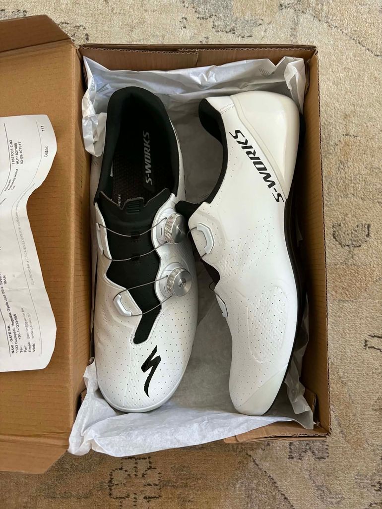 Used Specialized Sworks Torch 44 Road Shoe White 2026 bike — image 5 of 6