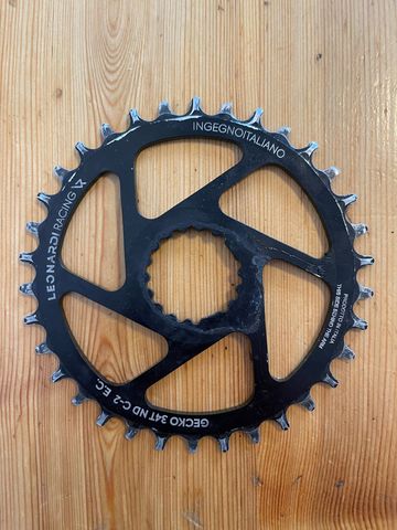 Brugt Leonard Racing Leonardi Racing Gecko 34t chainring direct-mount Drivetrain & Pedals