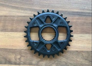 Used Shimano M6100 Deore Chainring Drivetrain & Pedals