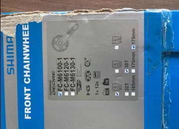 Brugt Shimano M6100 Deore Chainring bike — billede 3 af 3