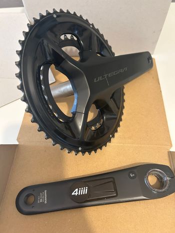 Shimano, Pédalier avec capteur de puissance 4iii manivelle