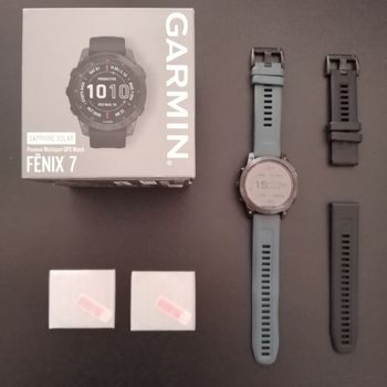 Garmin, fēnix 7 Sapphire Solar Titanium