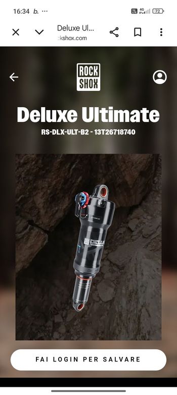 RockShox, Deluxe Ultimate RCT 210x55 Air Shock
