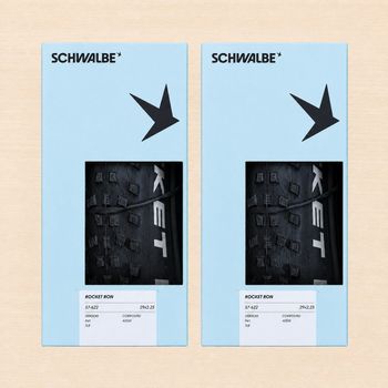 Schwalbe, Pack 2 Pneus Rocket Ron 29x2.25" Performance Addix TLR Folding