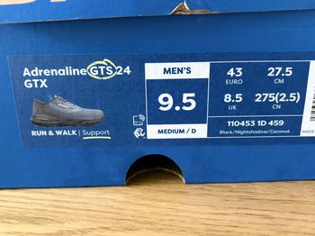 Used Brooks Adrénaline GTS24 Gore Tex 2025 bike — image 5 of 5