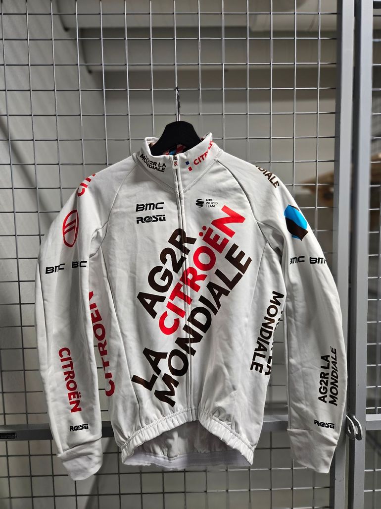 Used ROSTI winter cycling jacket Ag2r pro kit bike — image 1 of 3