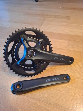 Shimano, GRX FC-RX600 Crankset 2x11-speed - 46/30 Teeth