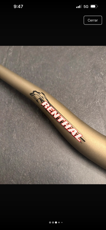 Used Renthal Fatbar V2 35 Handlebar bike — image 4 of 5