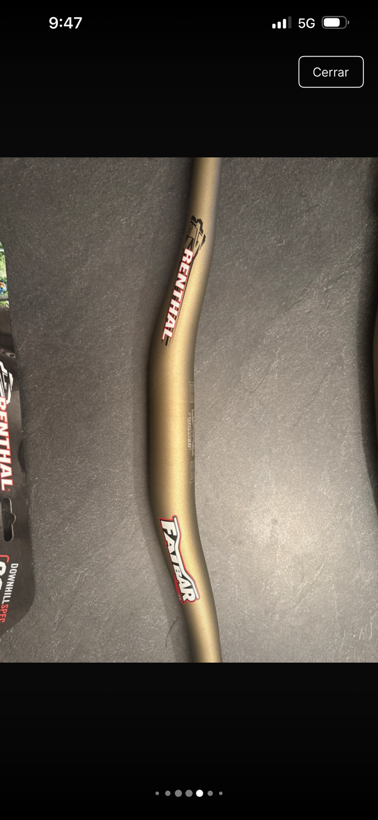 Used Renthal Fatbar V2 35 Handlebar bike — image 2 of 5