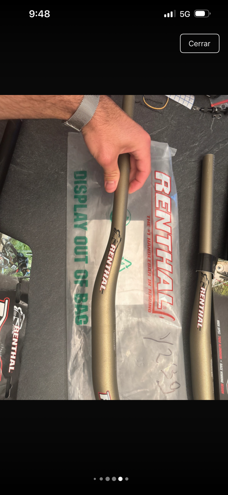 Used Renthal Fatbar V2 35 Handlebar bike — image 3 of 5