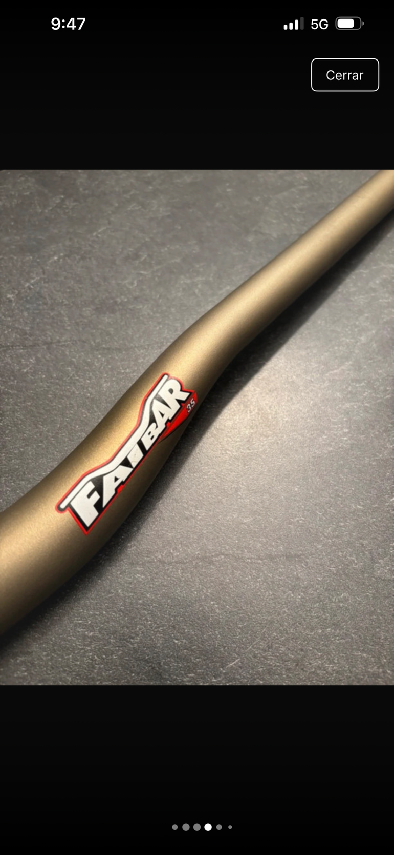 Used Renthal Fatbar V2 35 Handlebar bike — image 5 of 5