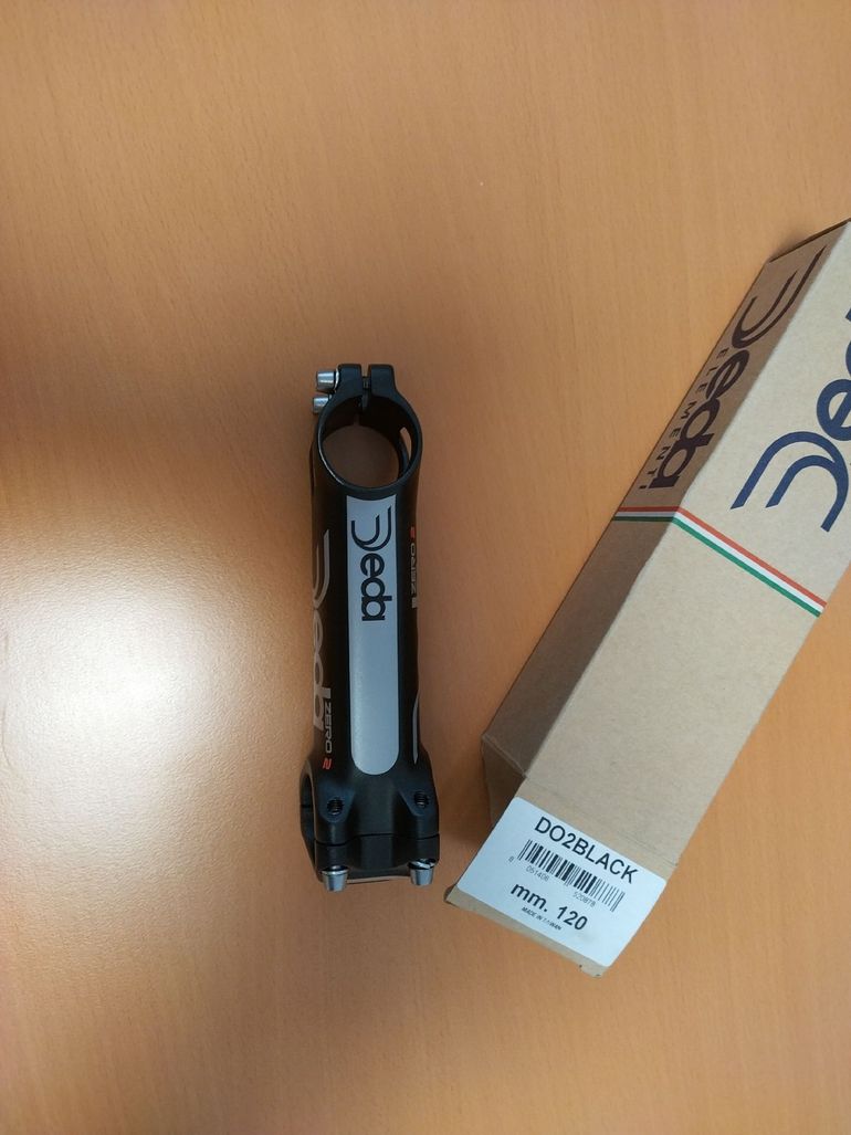 Used Deda Vorbau Zero 2 black 120 bike — image 3 of 3
