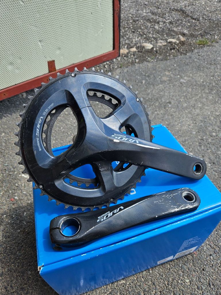 Used Shimano Sora FC-R3000 Crankset 50/34T 170mm bike — image 1 of 4