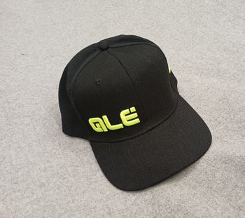 Used Ale cycling Cappello nero giallo fluo bike — image 2 of 5