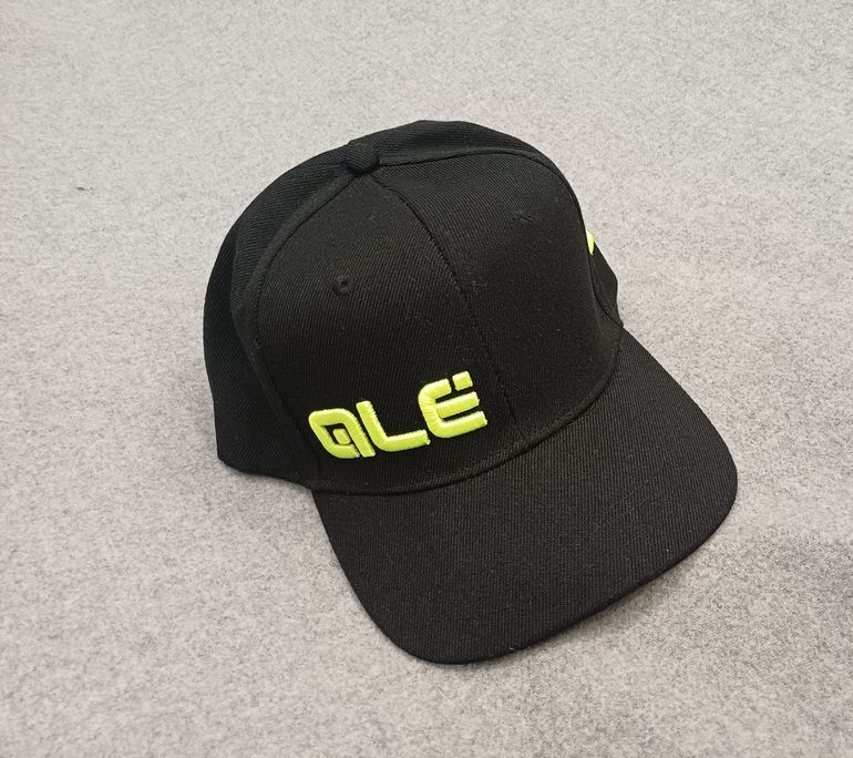 Used Ale cycling Cappello nero giallo fluo bike — image 2 of 5