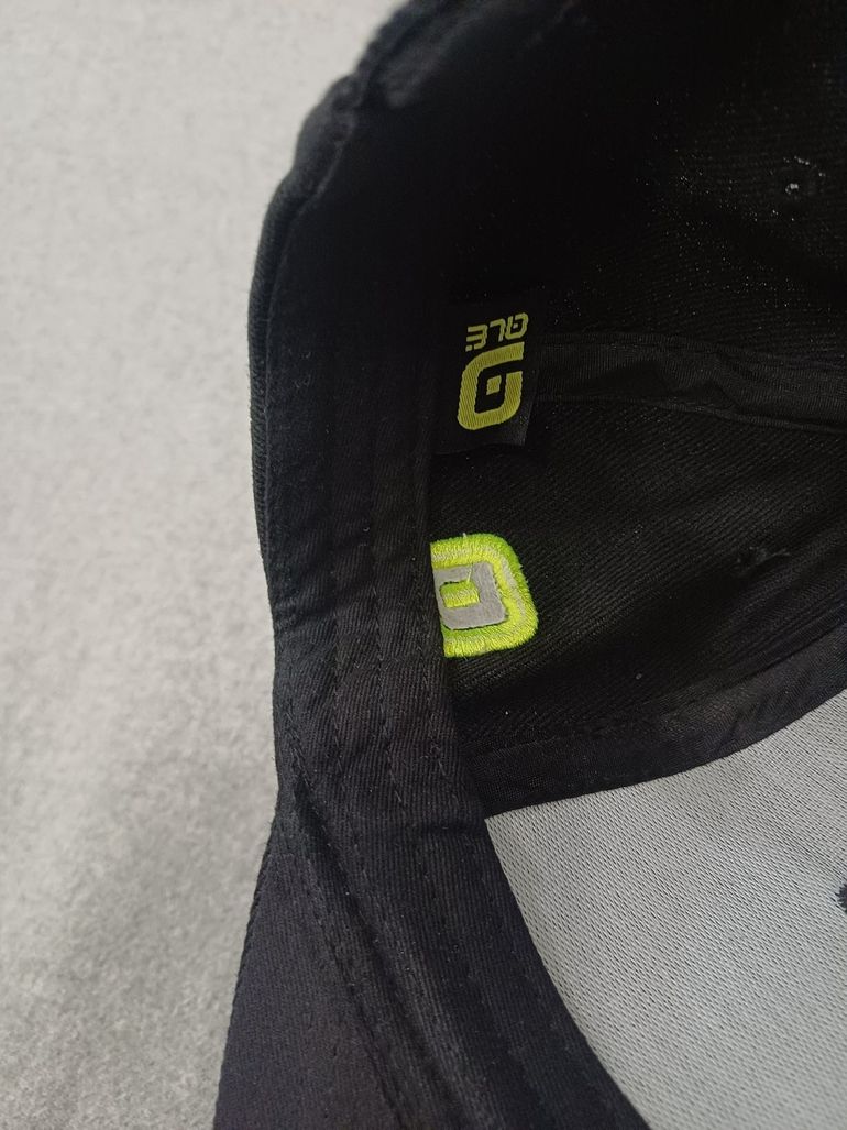 Used Ale cycling Cappello nero giallo fluo bike — image 4 of 5