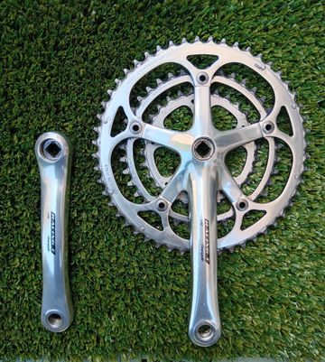 Brugt Campagnolo Racing T Tripla 170mm Drivetrain & Pedals