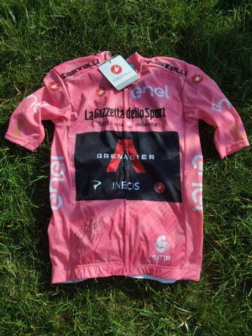 Gebrauchtes Castelli Giro d'Italia Maglia Rosa - Egan Bernal Signed 2021 Cycling Clothing