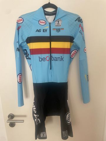Bioracer Belgien Einteiler Cycling Clothing usato