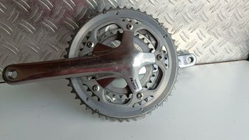 Brugt Shimano 105 Triple Mega Exo Crankset Drivetrain & Pedals