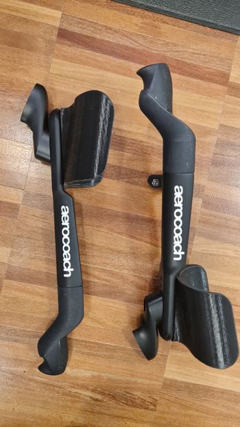 Used Aerocoach Ascalon carbon aerobar extensions 2021 bike — image 2 of 5