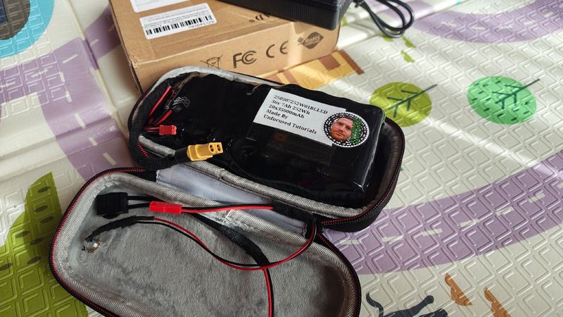 Tweedehands Unfocused Tutorials Range Extender Ebike 36V 252Wh 7Ah Bluetooth 2026 bike — afbeelding 5 van 6