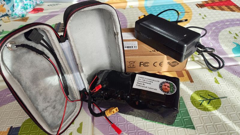 Tweedehands Unfocused Tutorials Range Extender Ebike 36V 252Wh 7Ah Bluetooth 2026 bike — afbeelding 3 van 6