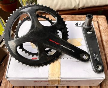 Brugt Campagnolo Super Record 12v Carbon Drivetrain & Pedals