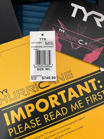 TYR Hurricane Cat 5 Wetsuit 2019 bike usato — immagine 13 di 13