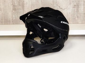 Used cratoni C-Maniac M/L Casco Nero Opaco Cycling Accessories