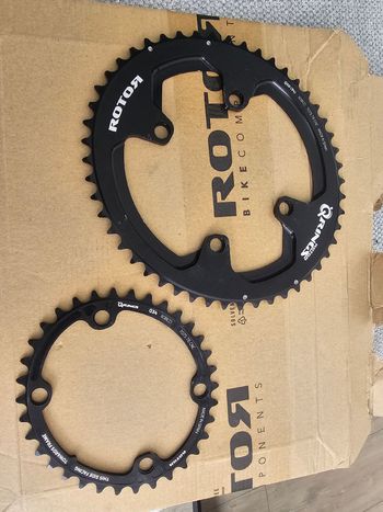 Rotor, Q RINGS Oval Chainring bcd110x4 q50/34t