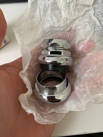 Used Tange Levin CDS Headset Chrome bike — image 1 of 4