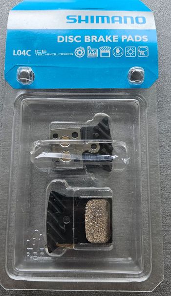Shimano, Plaquette l04c metal