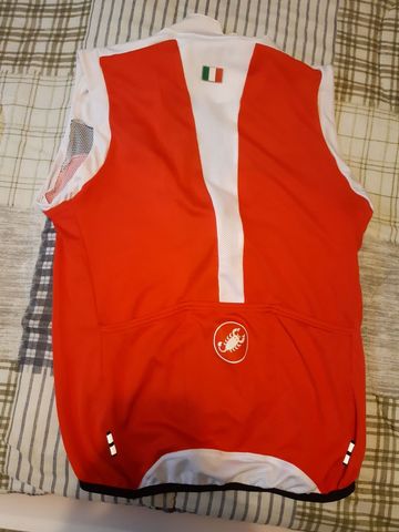 Used Castelli Maglietta bici smanicata Cycling Clothing