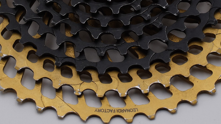 Used Leonardi factory General Lee 12V Kassette 9-48 Zähne Gold SRAM XD bike — image 4 of 6