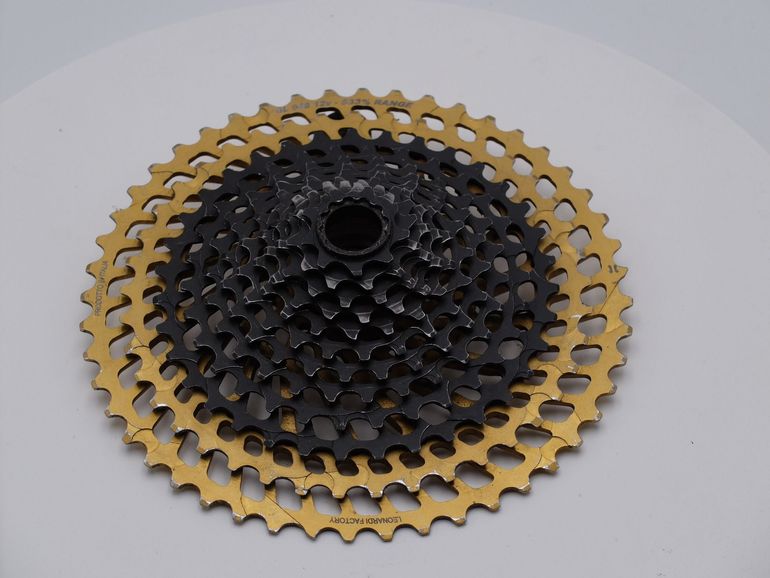 Used Leonardi factory General Lee 12V Kassette 9-48 Zähne Gold SRAM XD bike — image 1 of 6