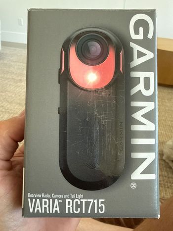 Garmin, Varia RCT715 Rearview Radar Tail Light with Camera