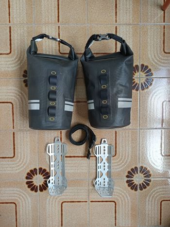 riverside, Bolsa horquilla bikepacking + Soporte horquilla