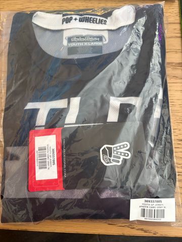 Used Troy Lee Designs Youth GP Brazen Camo Grey Jersey 2026 Cycling Clothing
