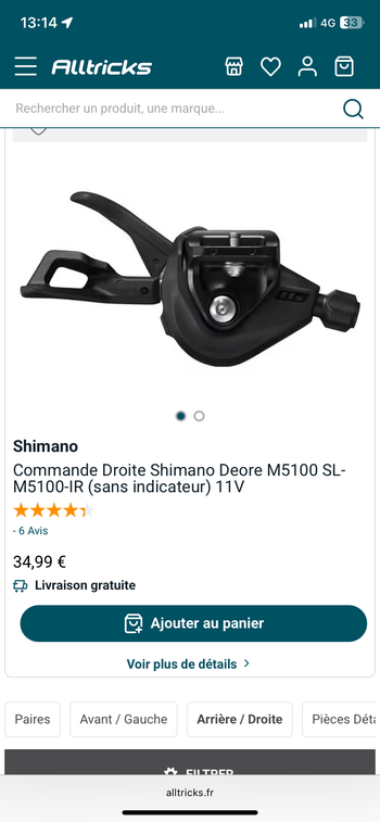 Used Shimano Deore M5100 i-spec 2026 bike — image 5 of 5