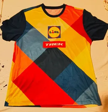 Lidl, bike racing jersey - Short sleeve