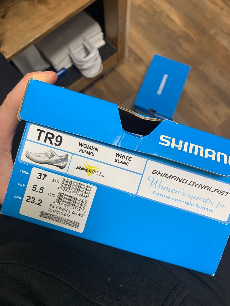 Used Shimano TR9 W 37 2019 Cycling Shoes