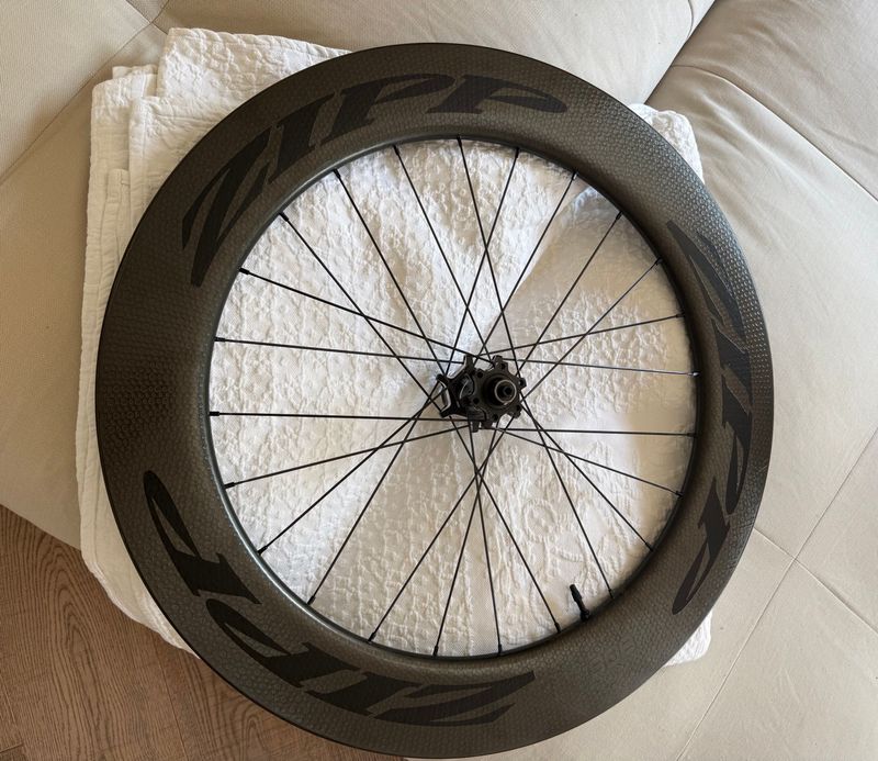 Used Zipp 808 Firecrest Carbon Clincher Wheels