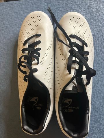 Used Pearl Izumi lace-up road cycling shoes white/black EU 38.5 2022 Cycling Shoes