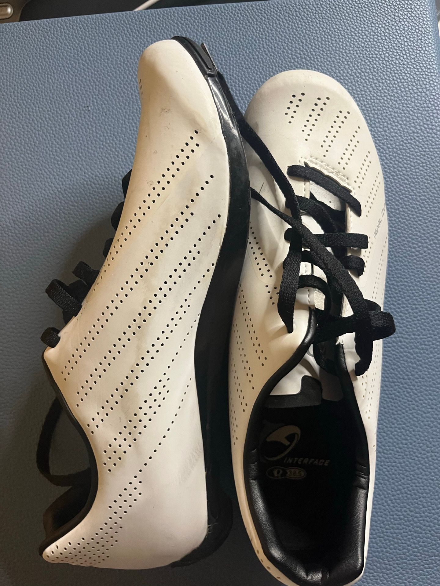 Pearl Izumi lace-up road cycling shoes white/black EU 38.5 2022