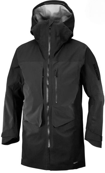 Used salomon stance 3l long jacket black 2024 bike